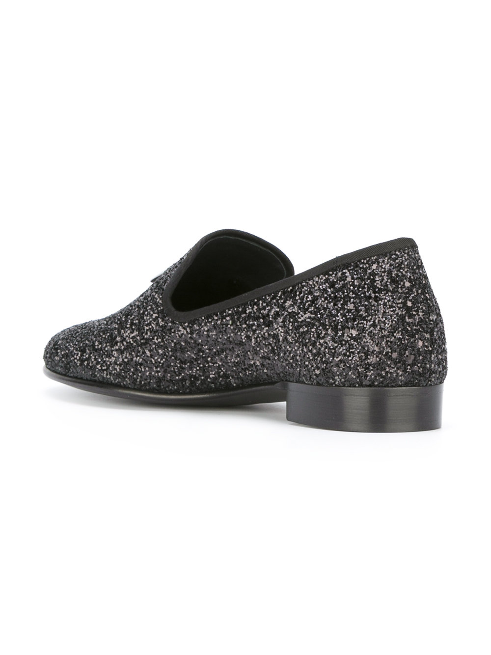 glitter loafers