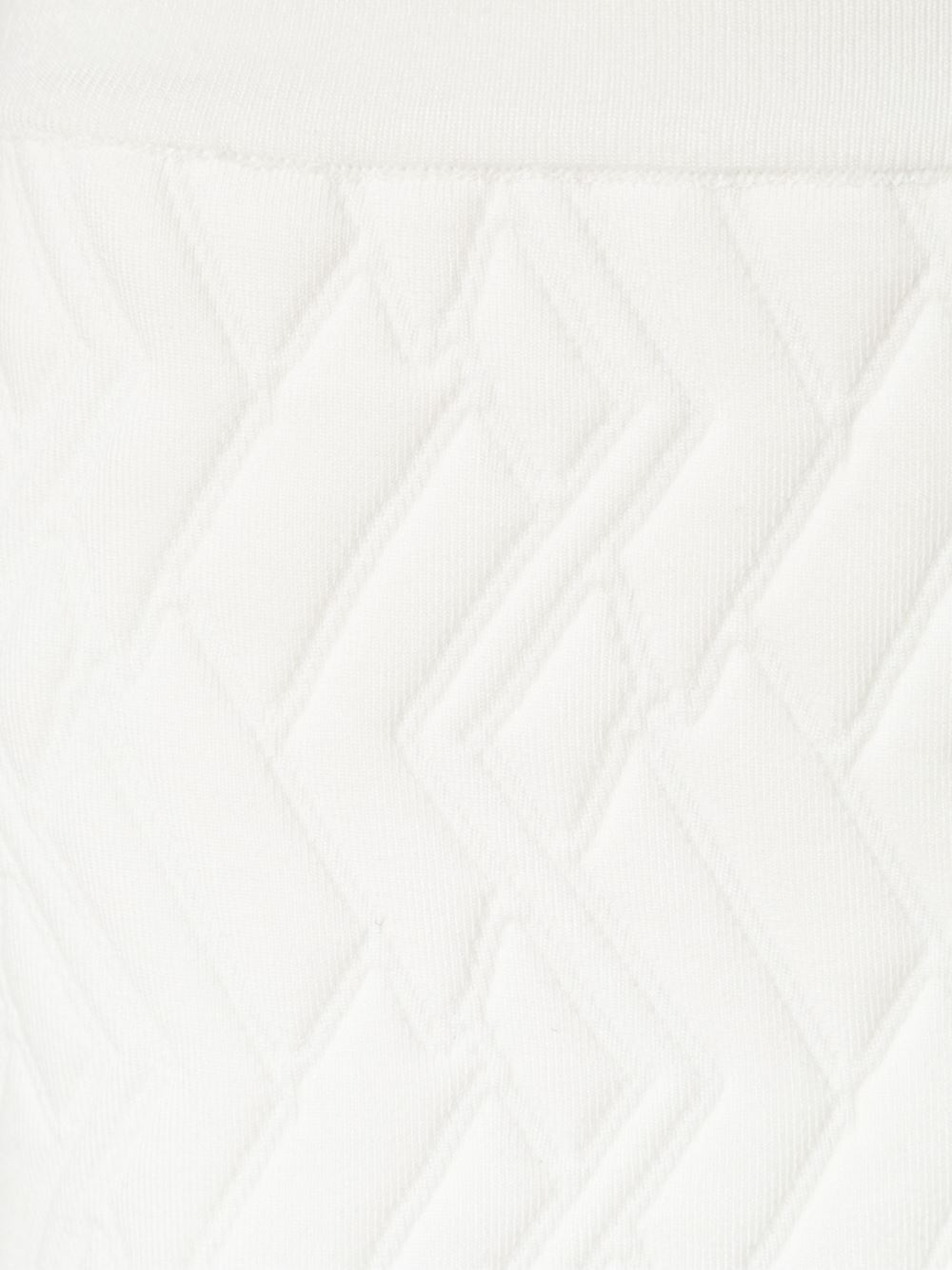 asymmetric knit skirt