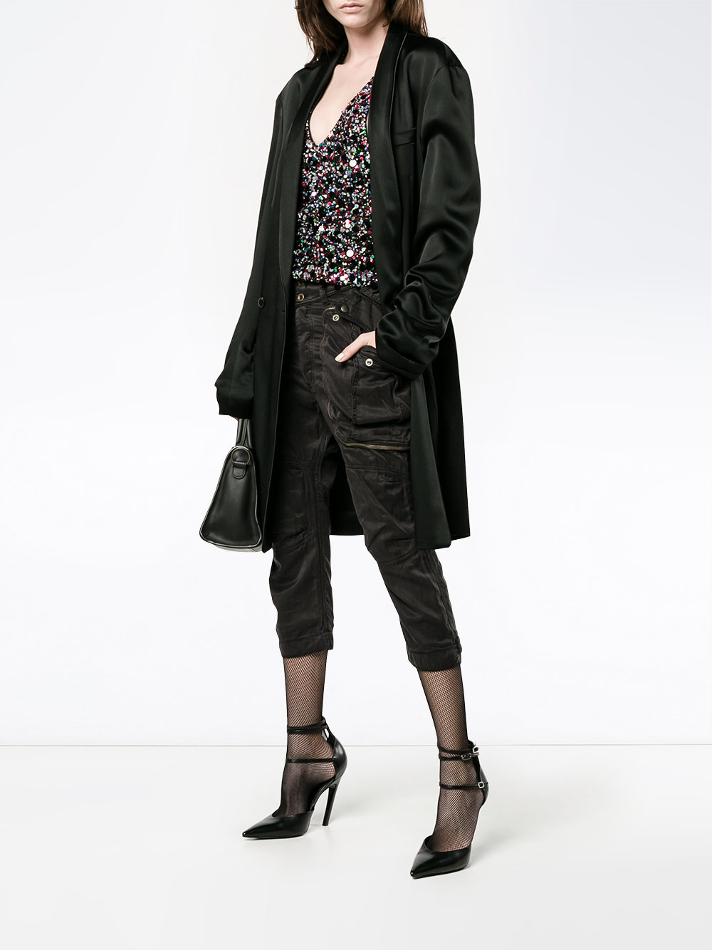 cropped cargo trousers 