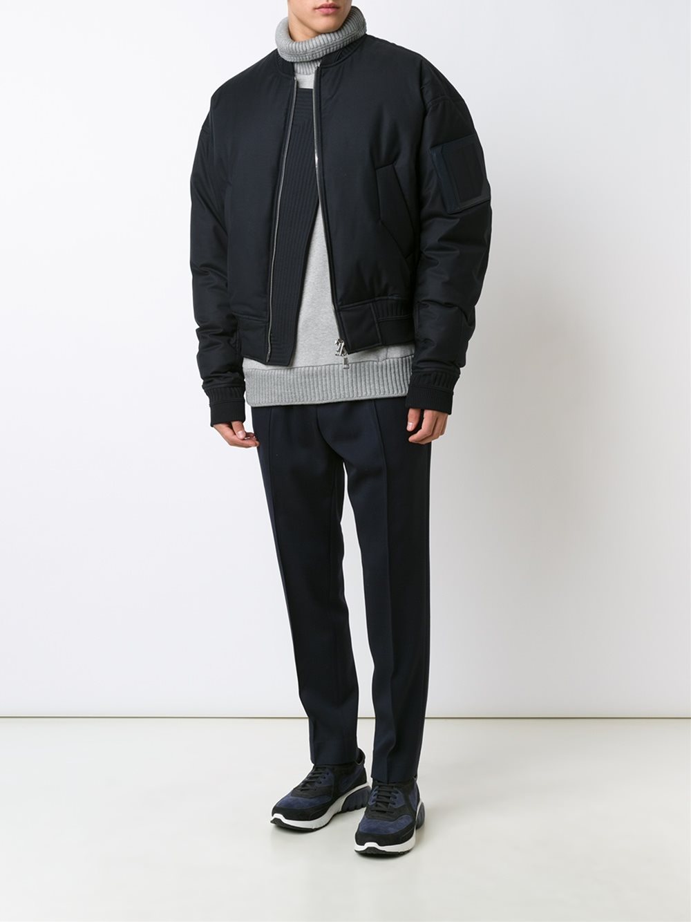 padded bomber jacket