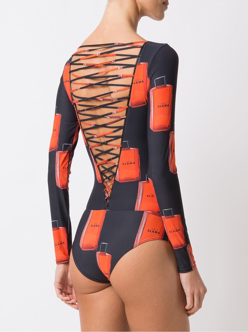 printed swimsuit