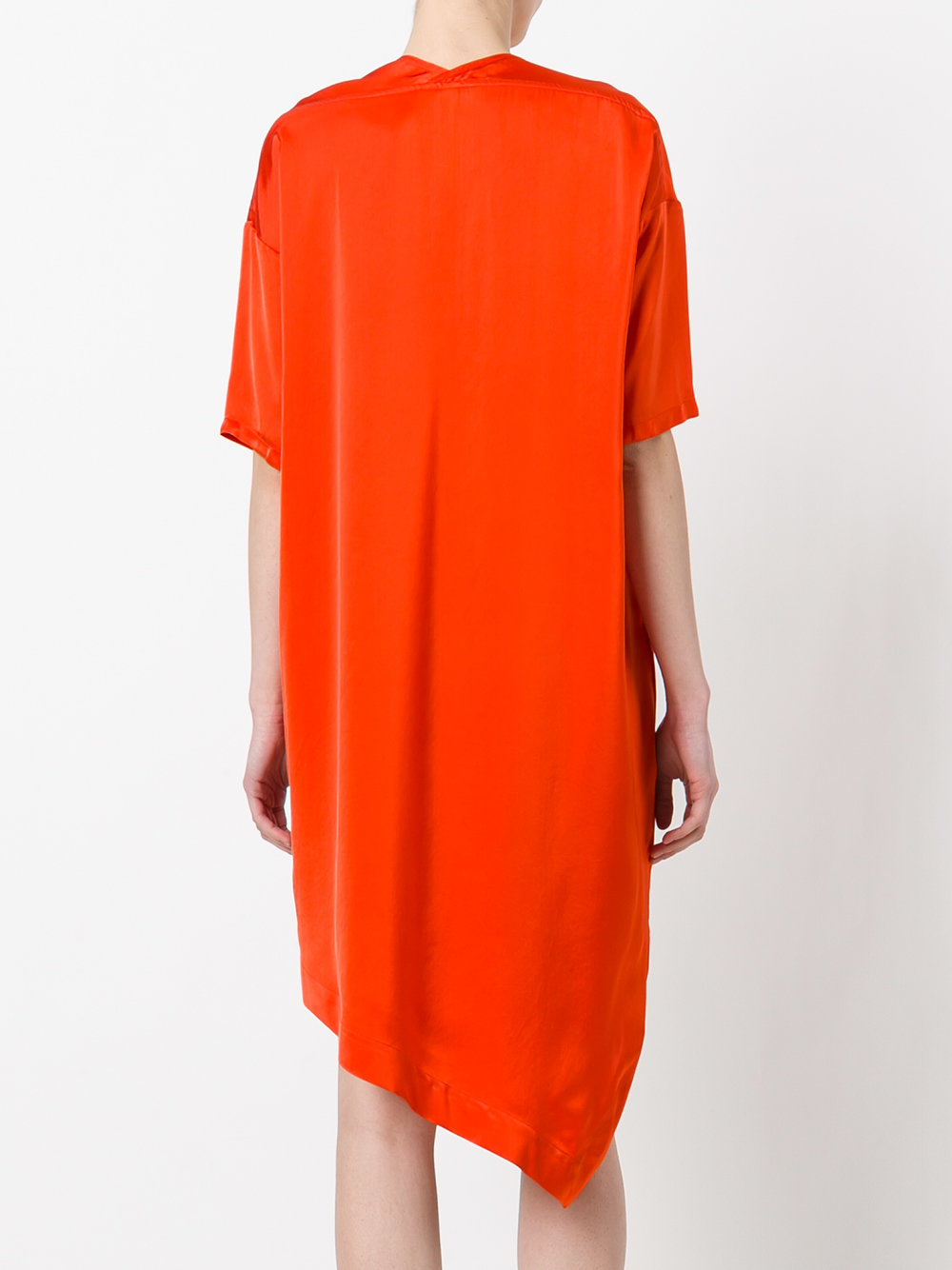 elongated back T-shirt dress