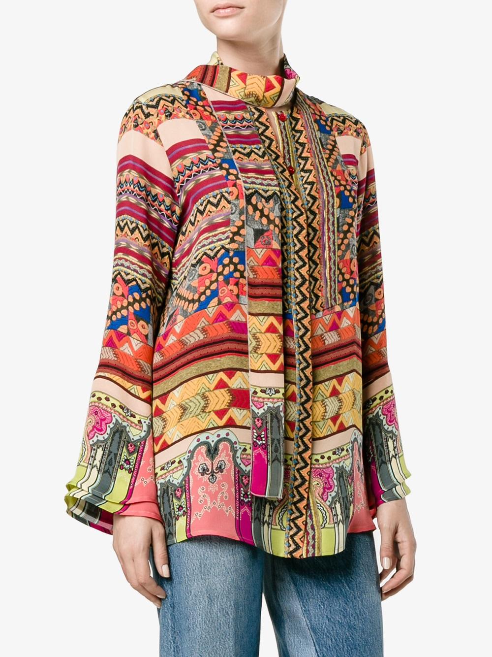 printed blouse 