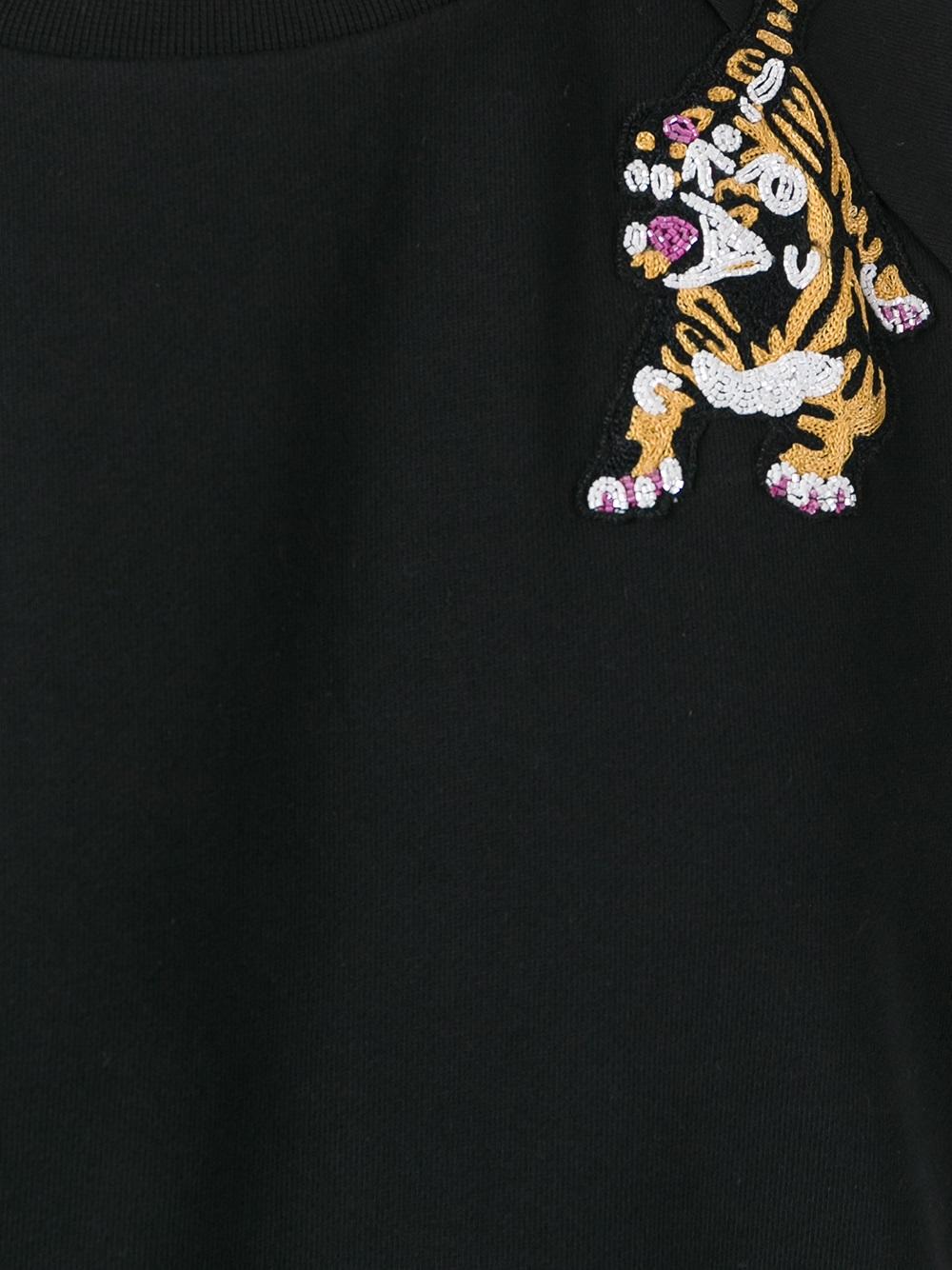 embroidered tiger sweatshirt 