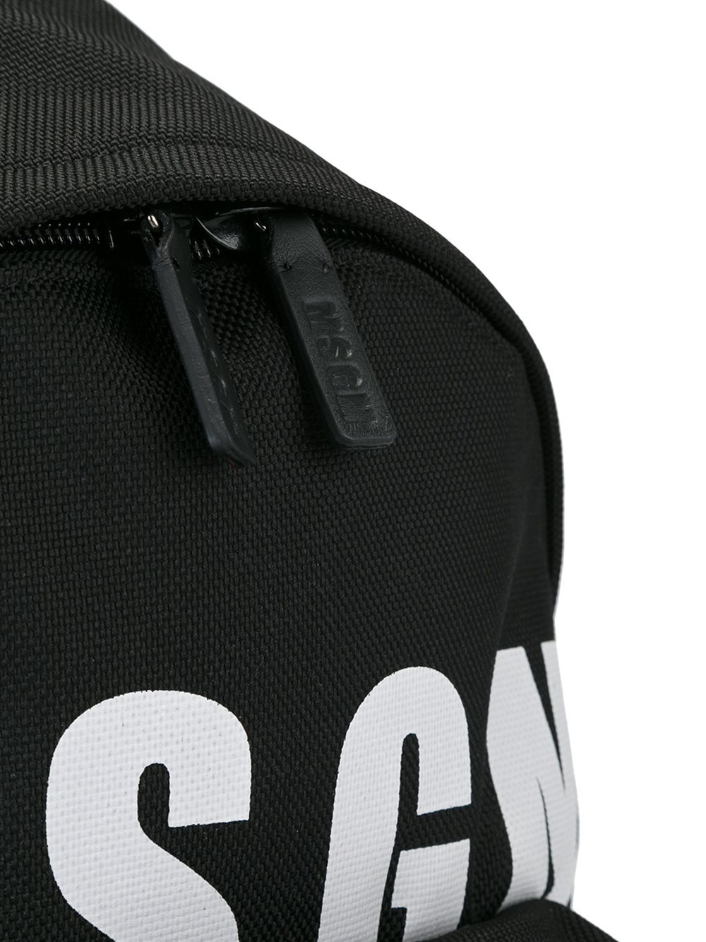 logo print backpack