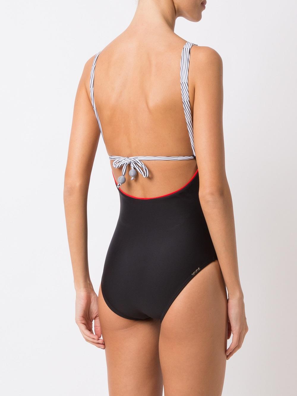 panelled swimsuit