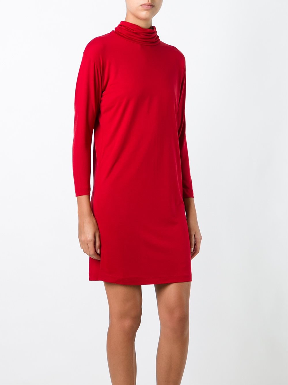 short turtleneck dress