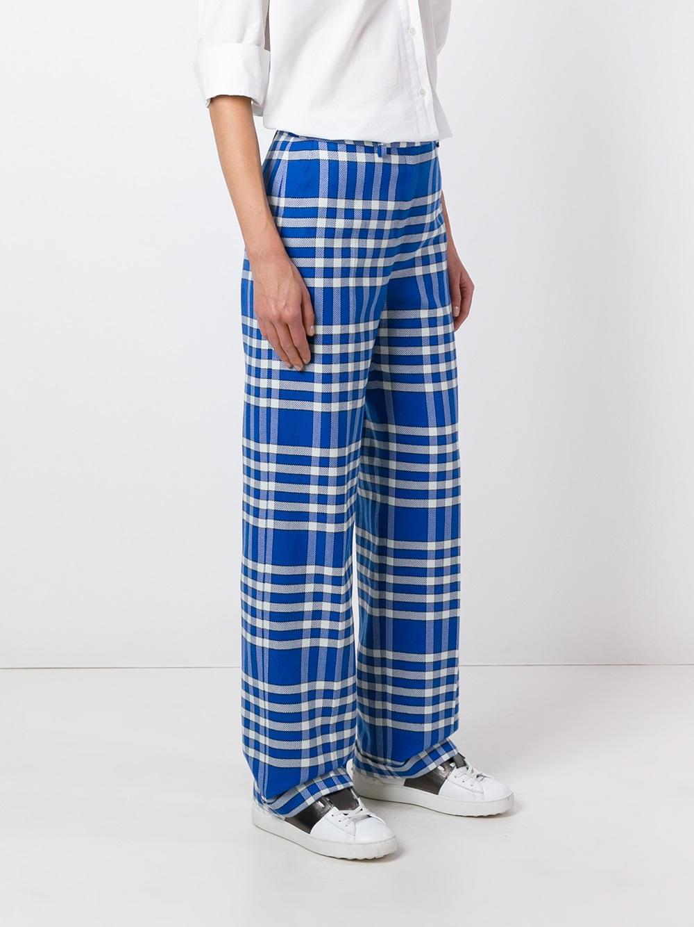 'Torchon' straight trousers