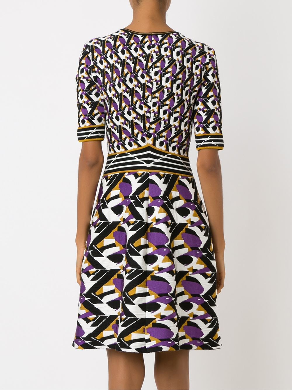 flared knit dress