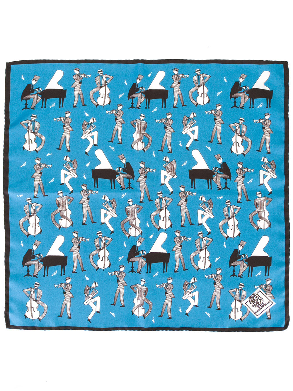 musician print scarf