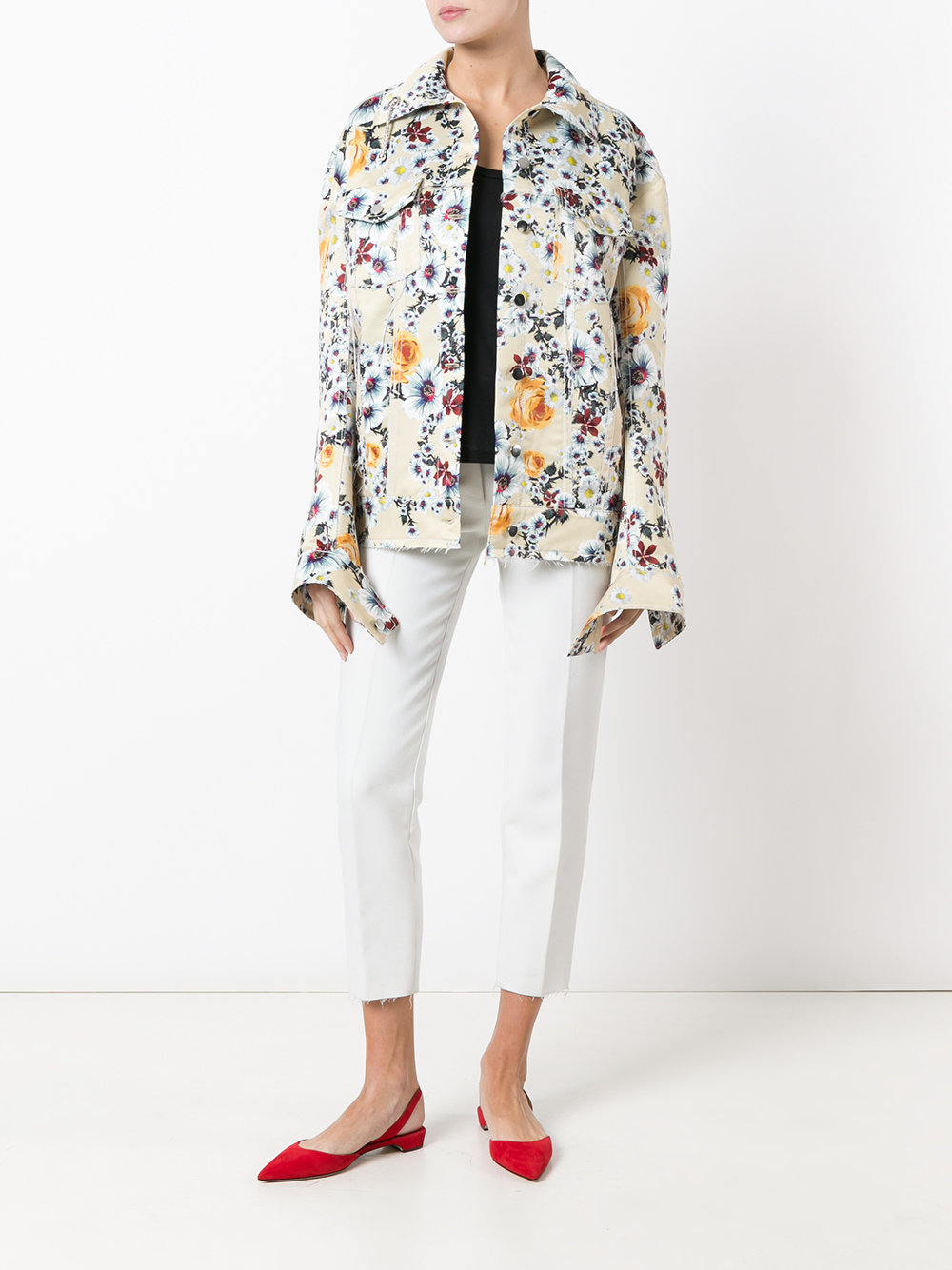 floral print jacket