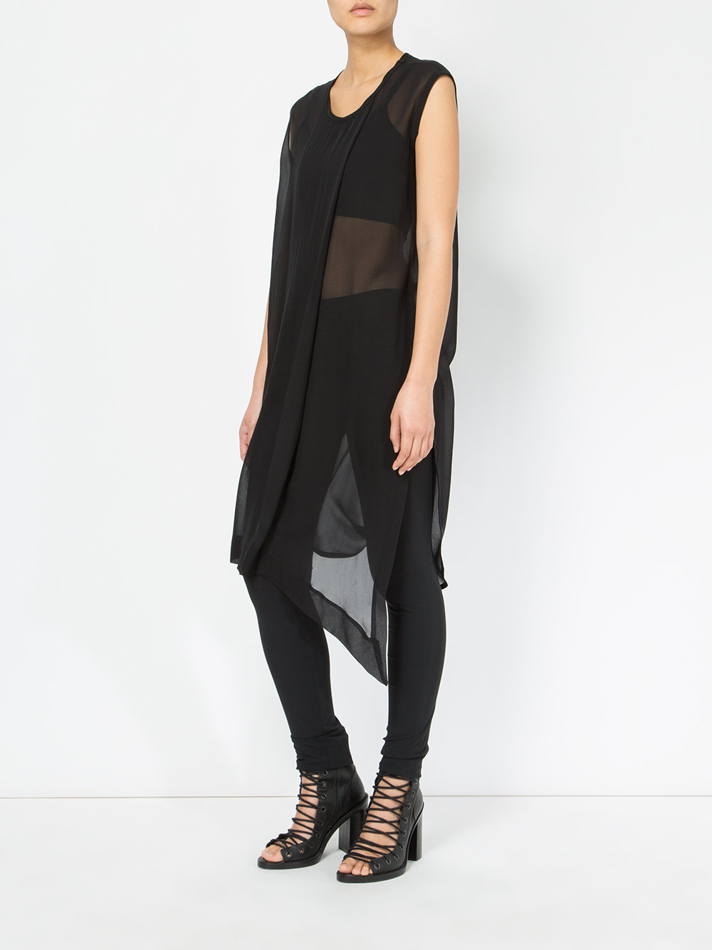 draped front top