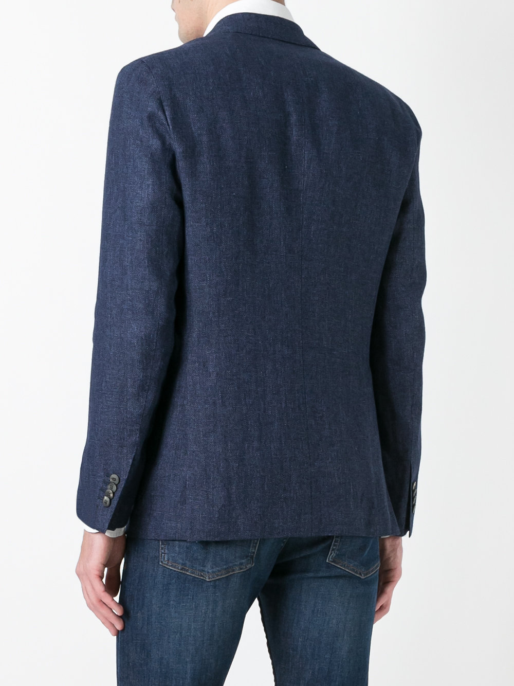 peaked lapel blazer