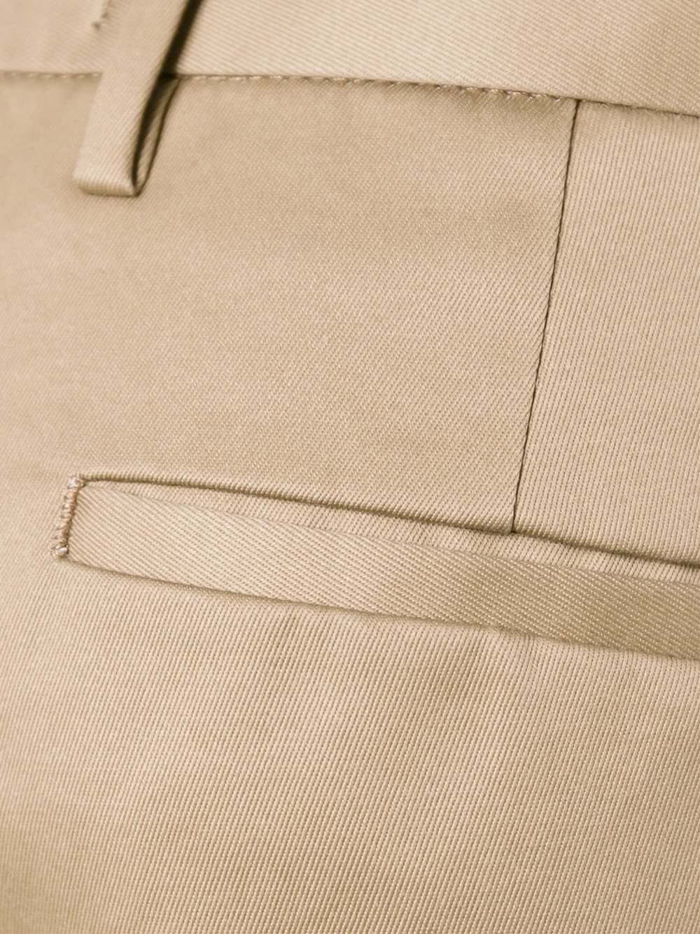 dropped crotch straight-fit chinos