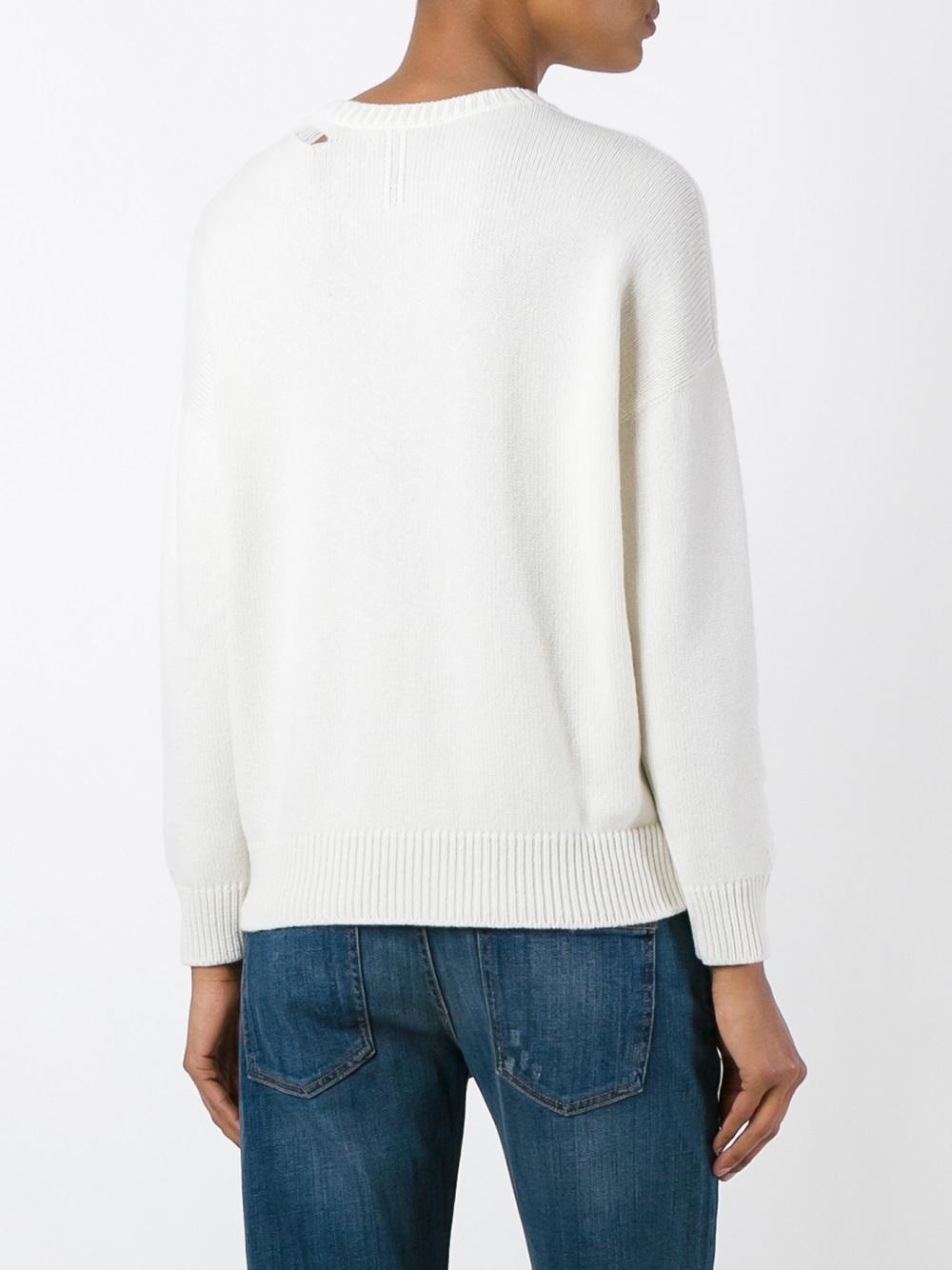 distressed effect jumper