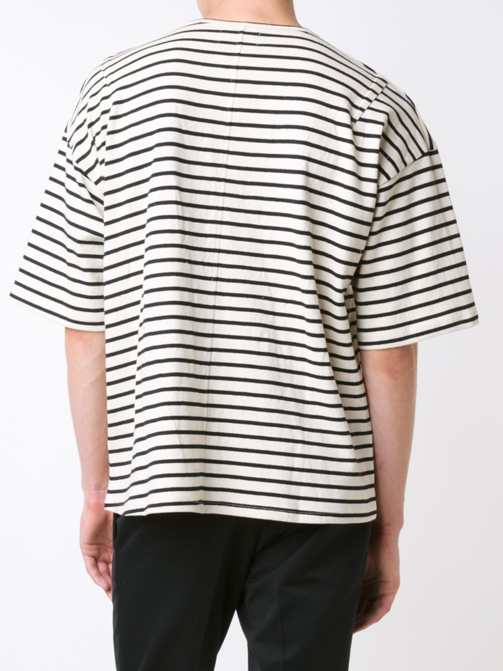 ‘4th Collection’条纹T恤