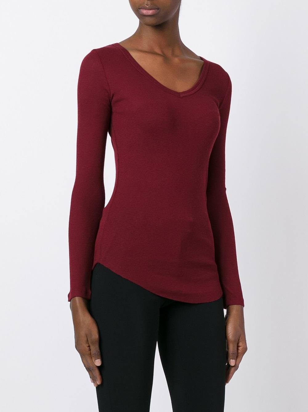 V-neck jumper