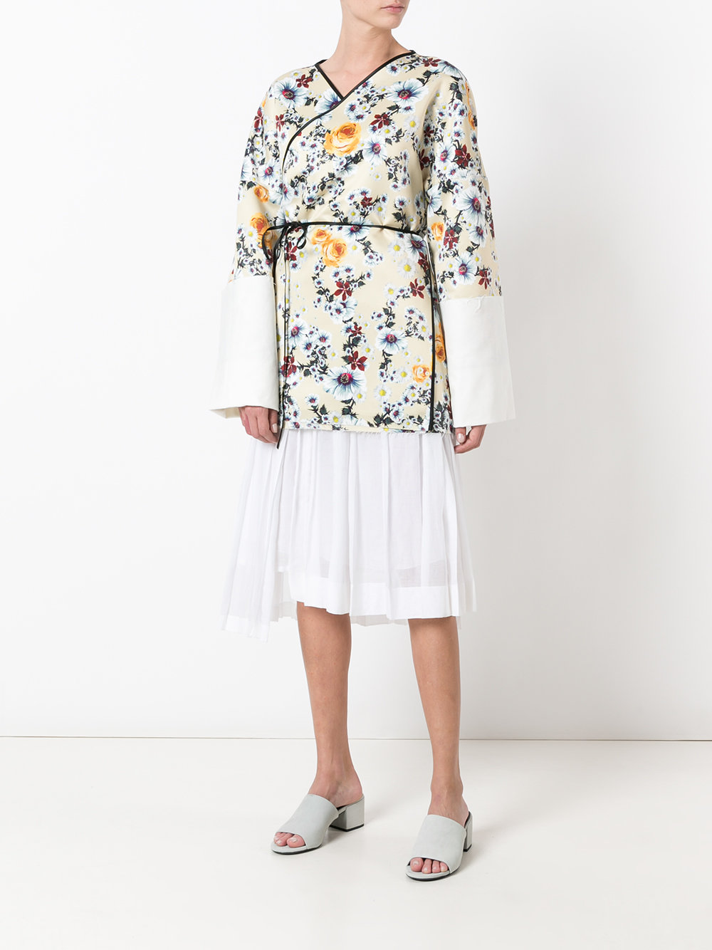 floral print kimono jacket