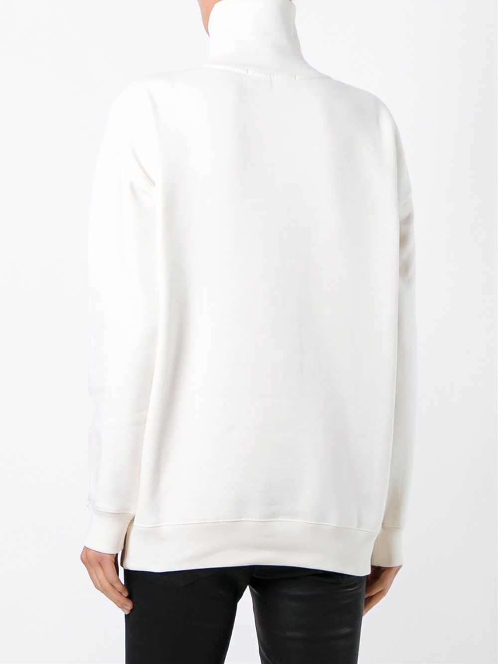 sequined dot sweatshirt
