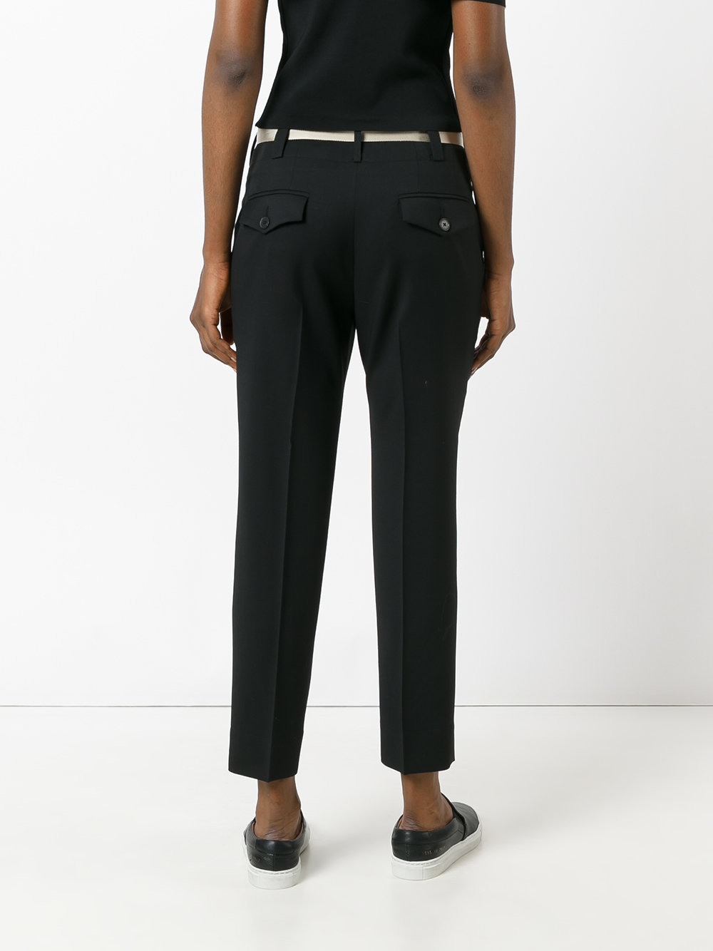 smart belted trousers