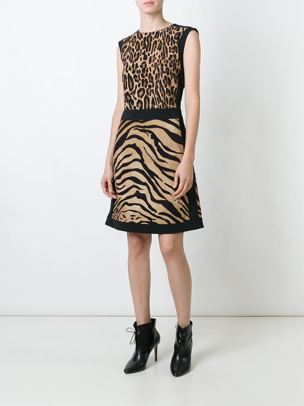 animal print dress