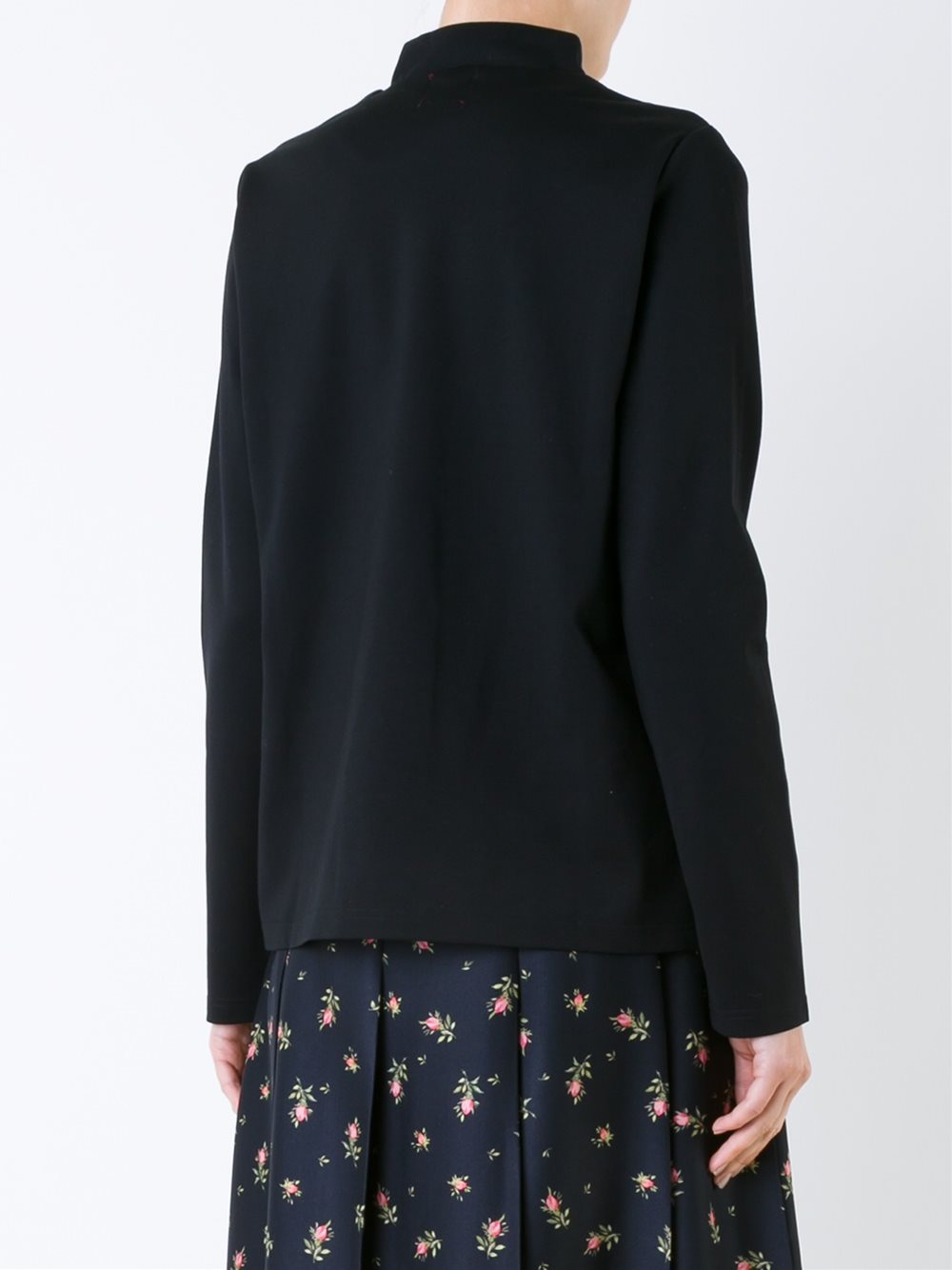side button detail blouse 