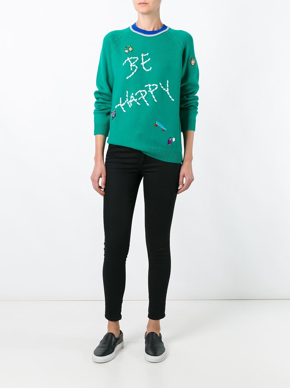 'Be Happy' jumper