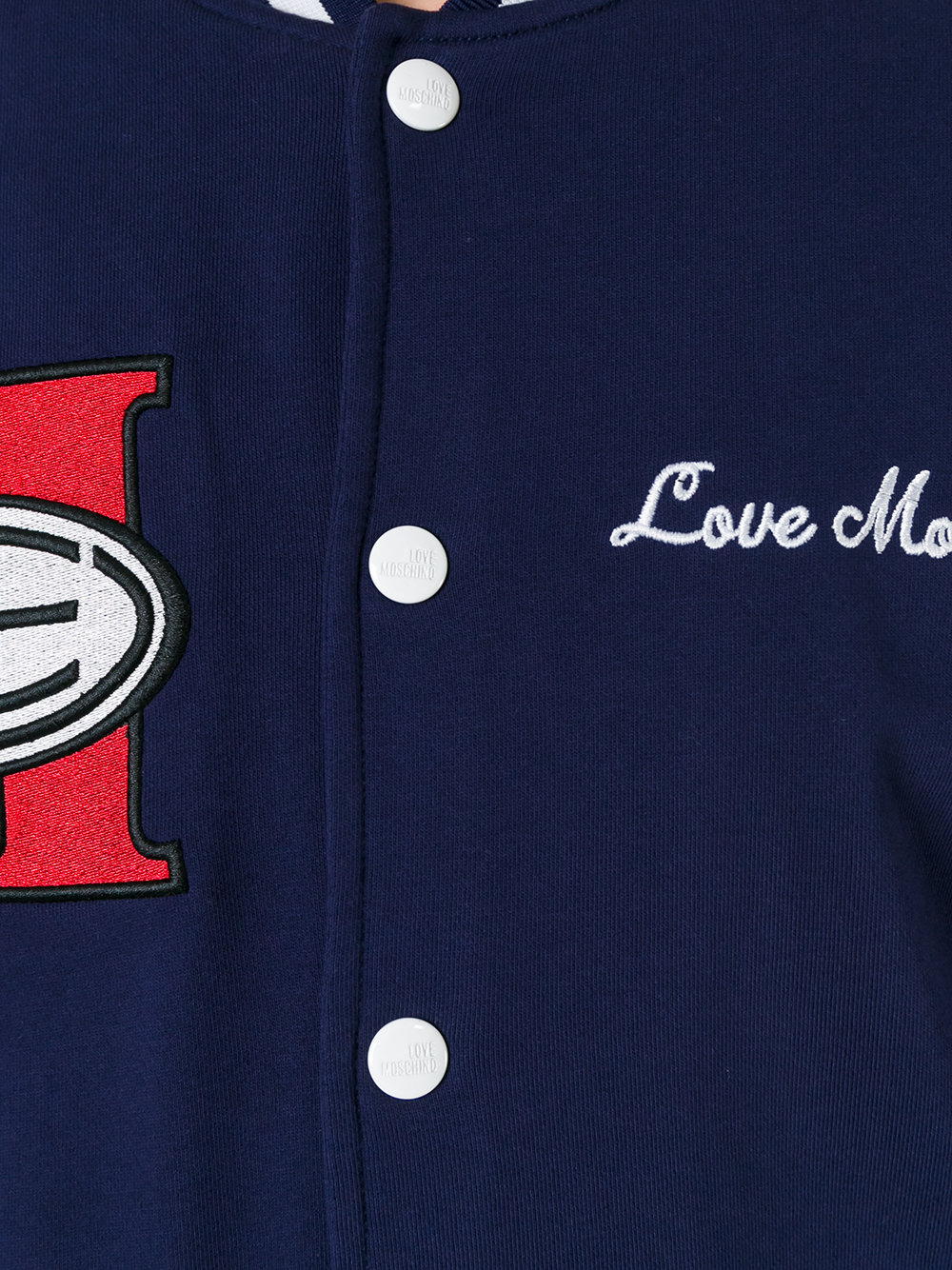 'M' patch bomber jacket