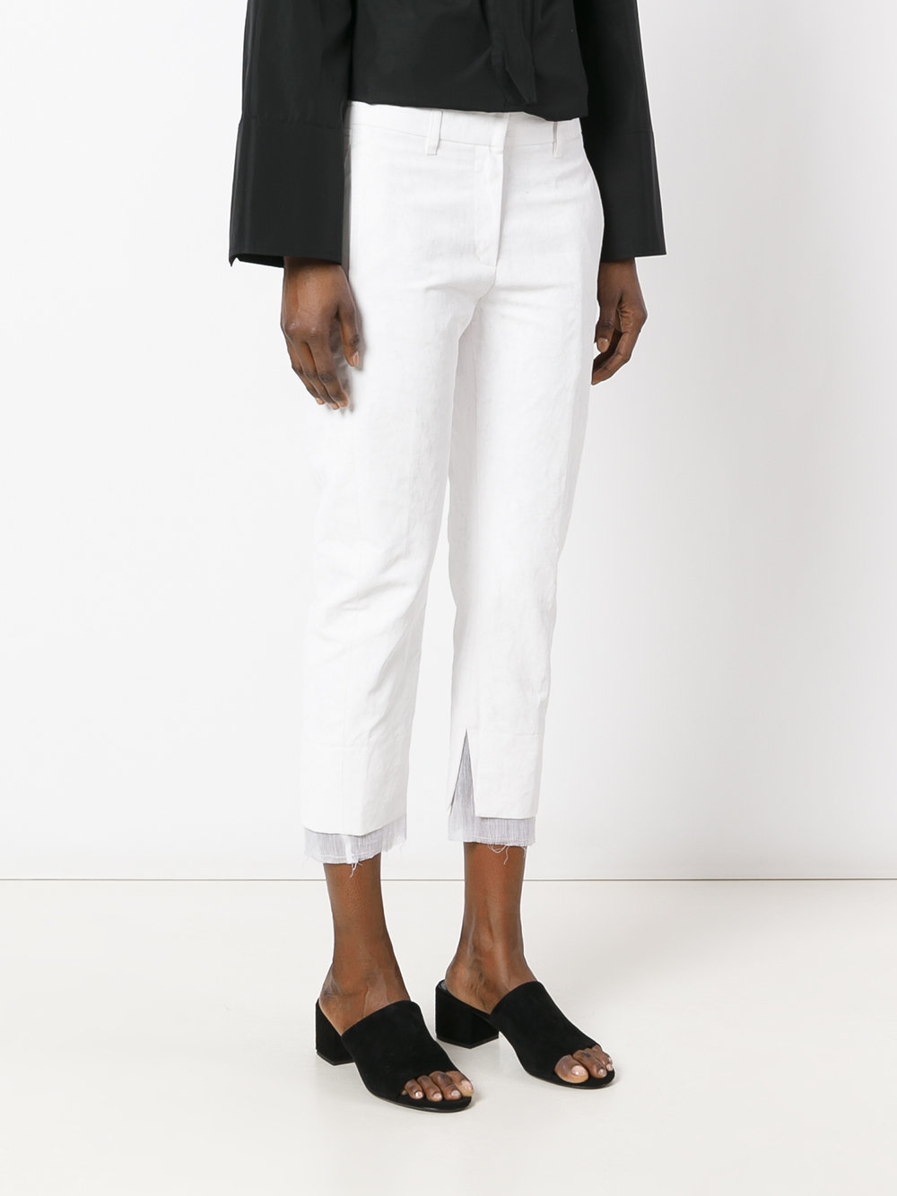 cropped trousers