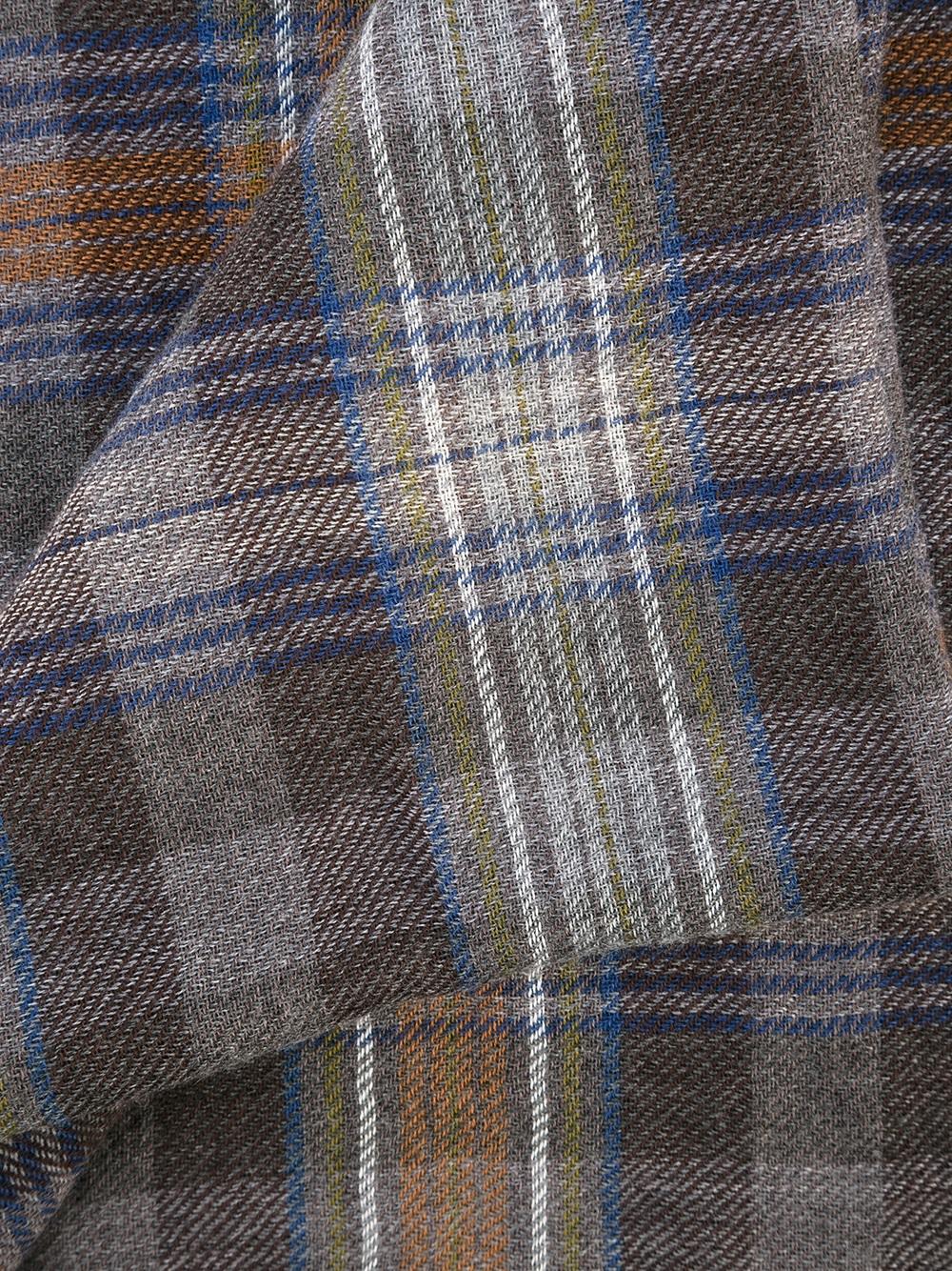 checked scarf