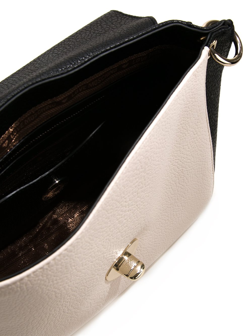 bicolour medium crossbody bag
