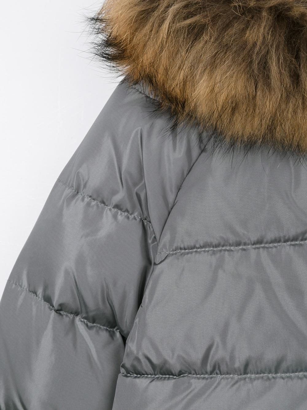 hooded padded coat