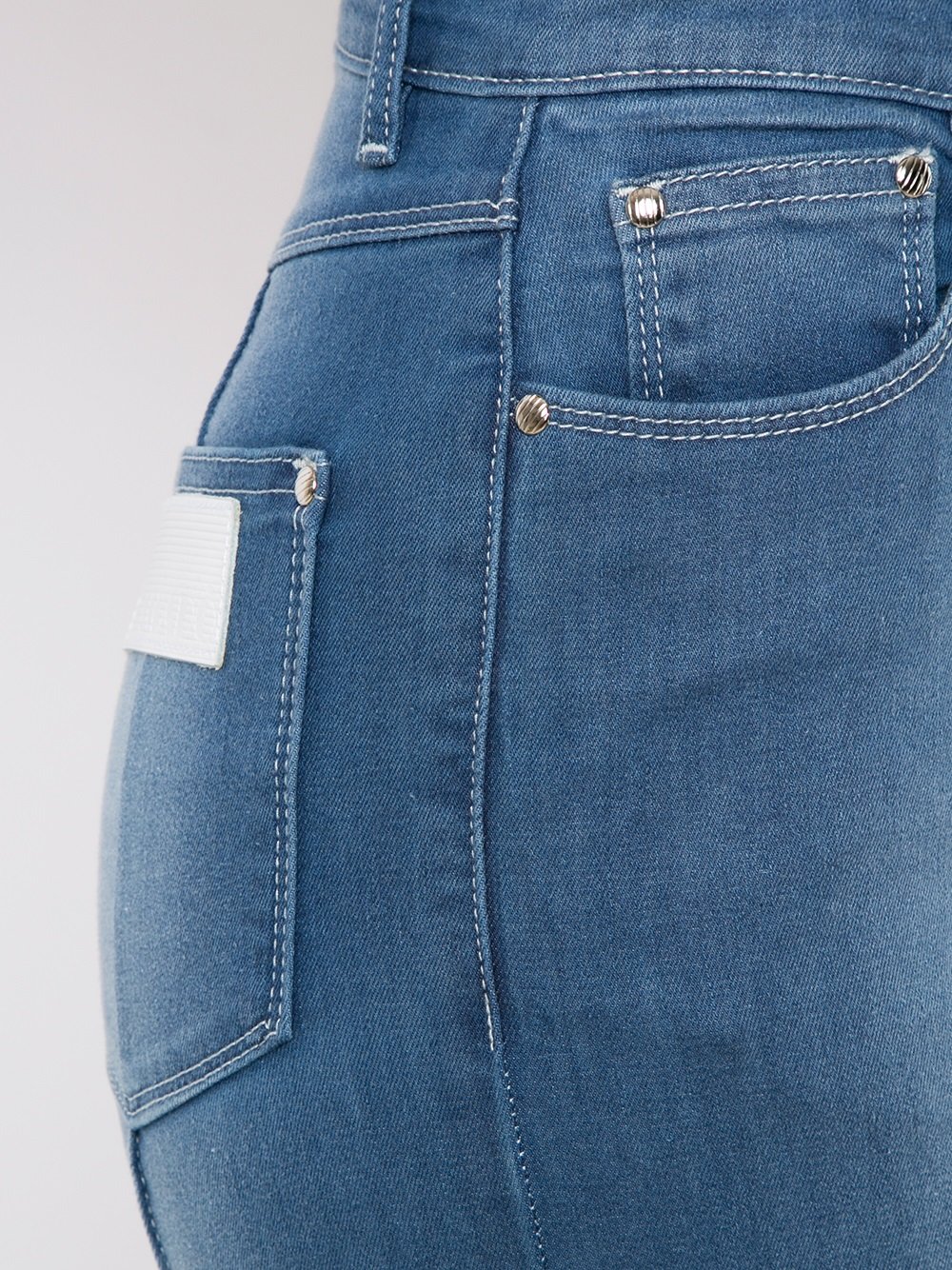 high waist flared jeans