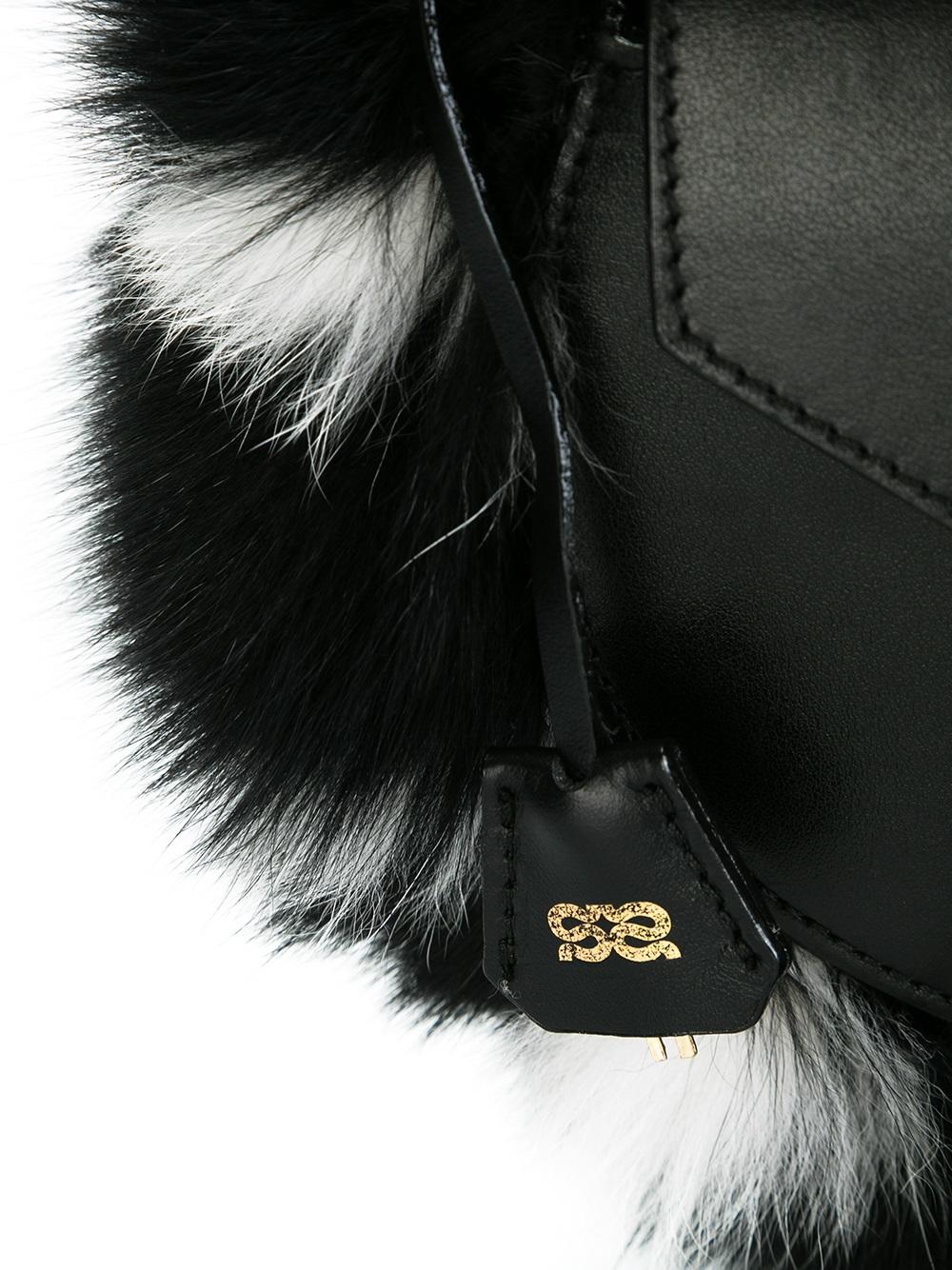 chain strap mini tote