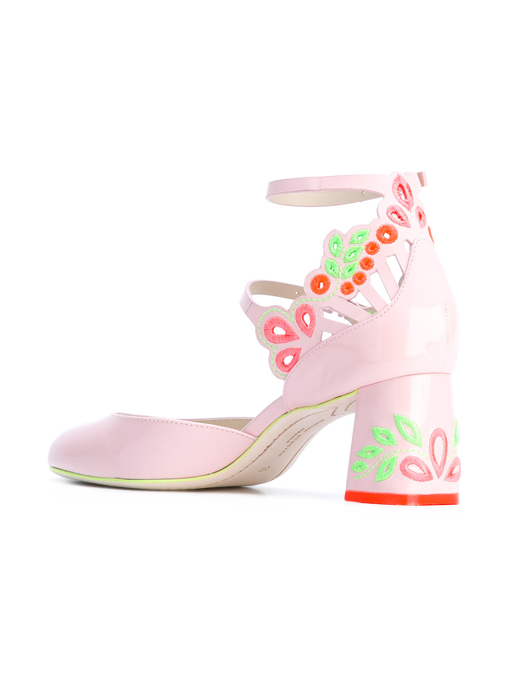 embellished cut-out pumps