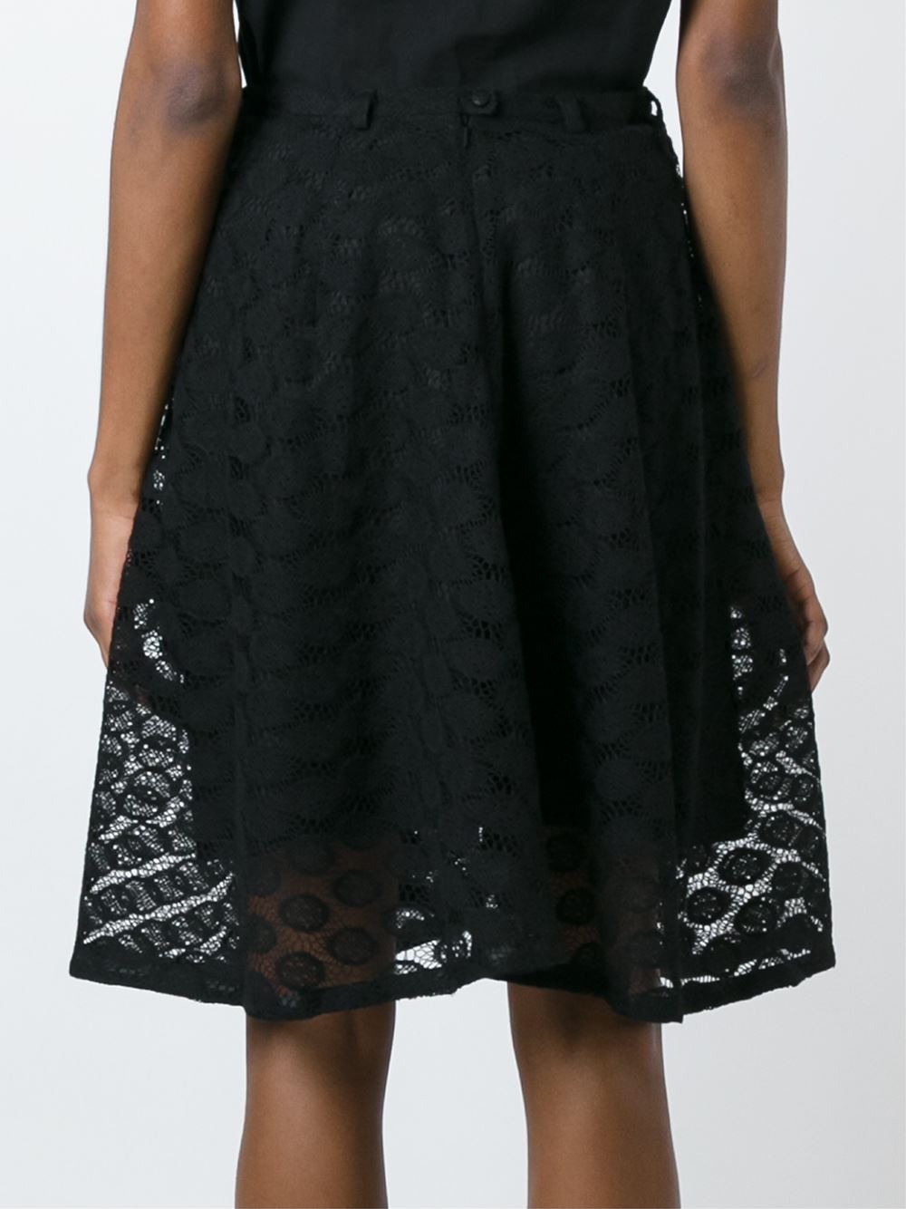 lace overlay skirt