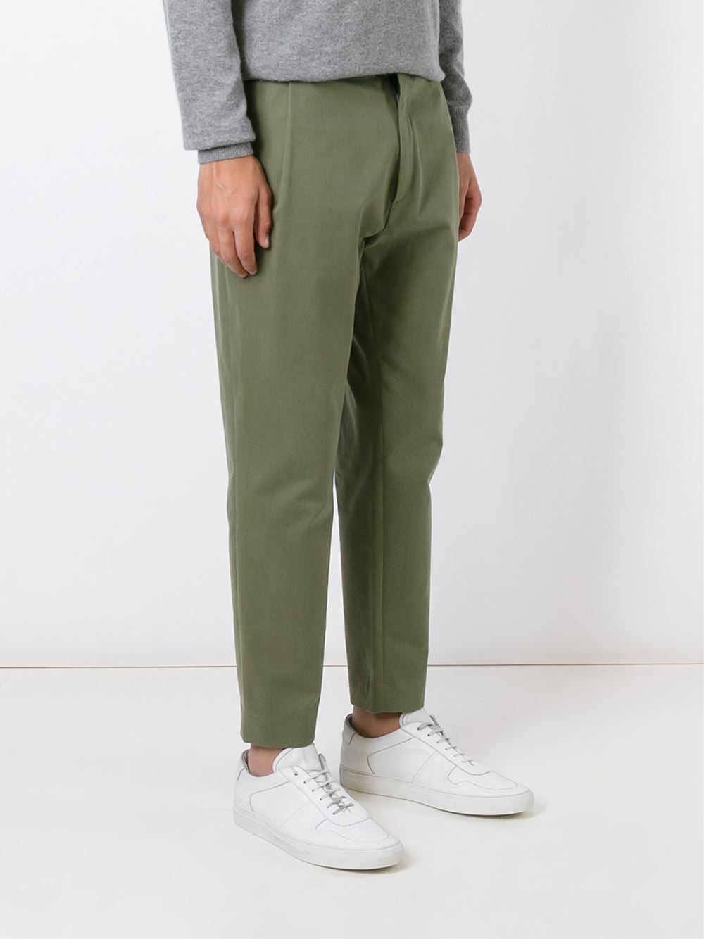 'Deep George' tapered trousers