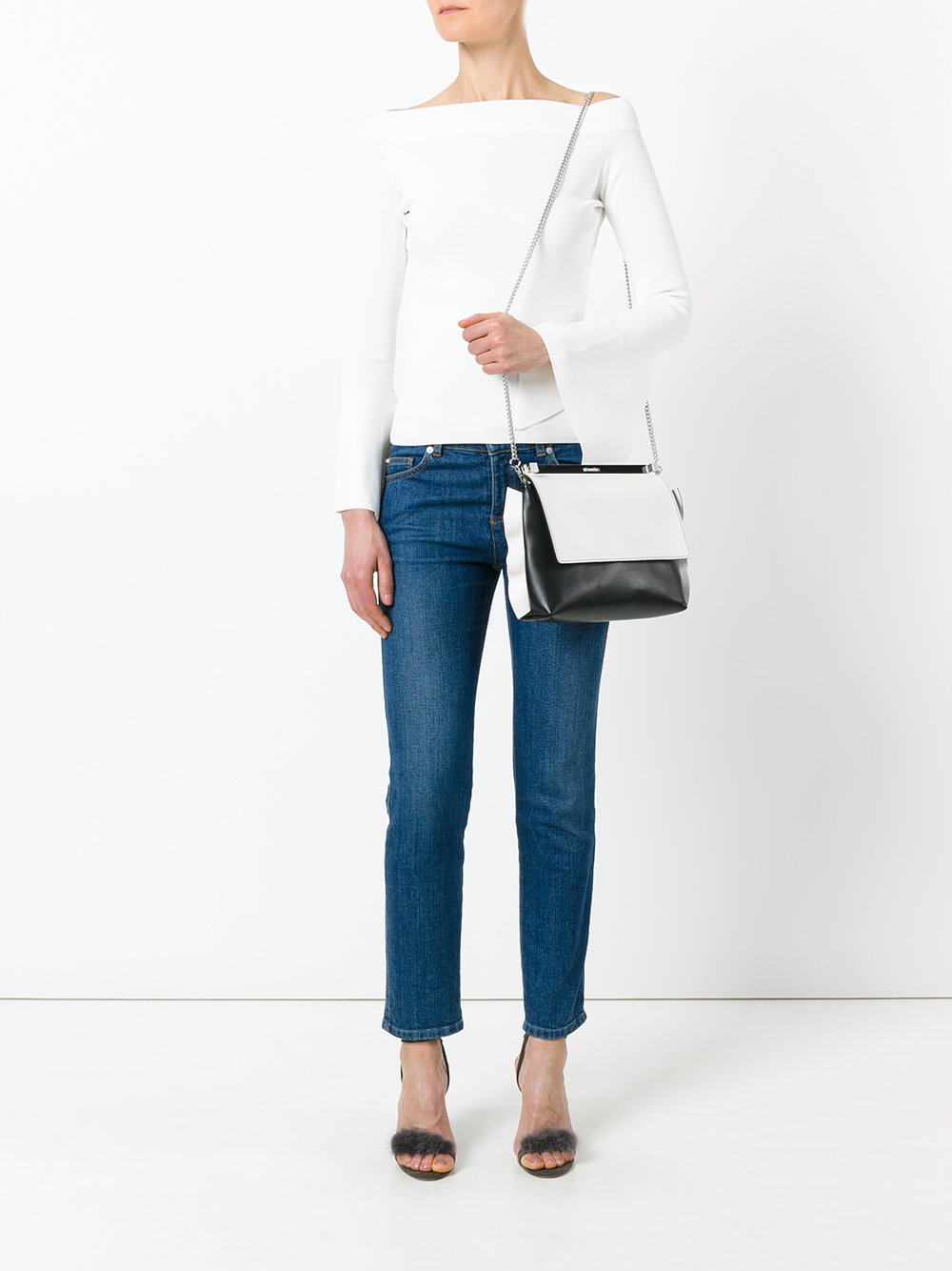 contrast shoulder bag 