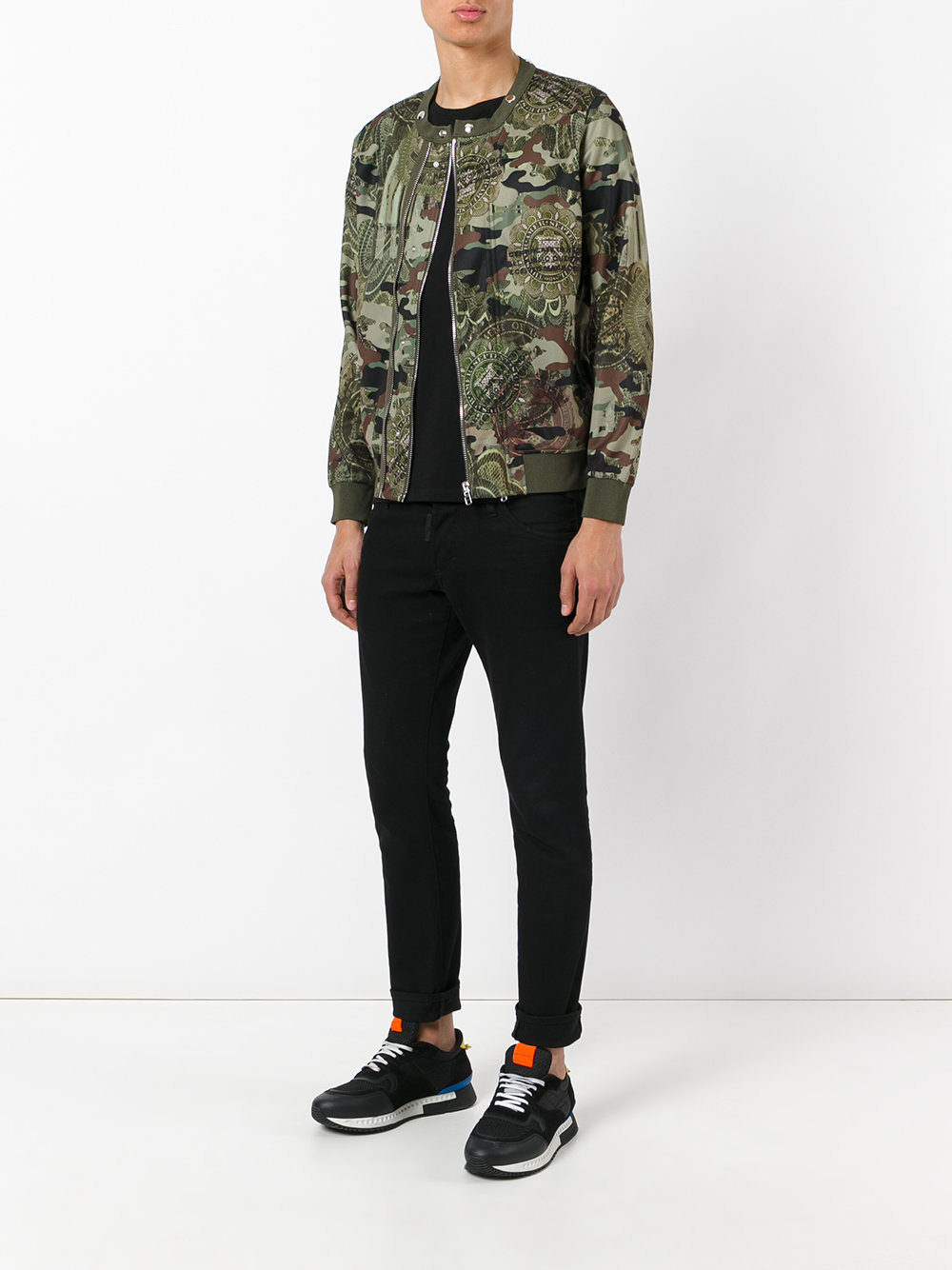 camouflage bomber jacket