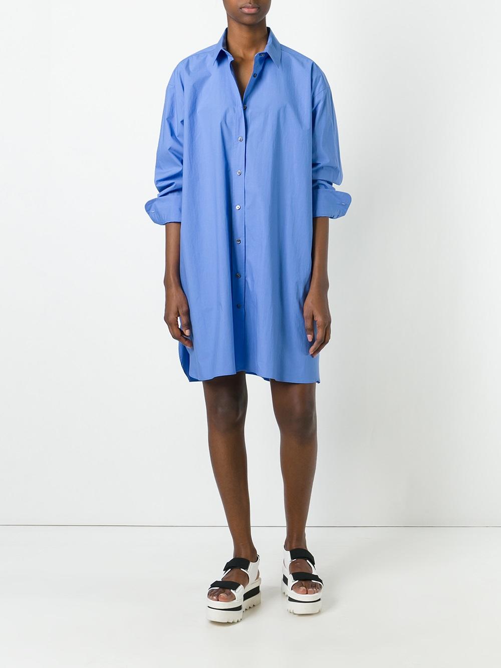 relaxed shirt dress