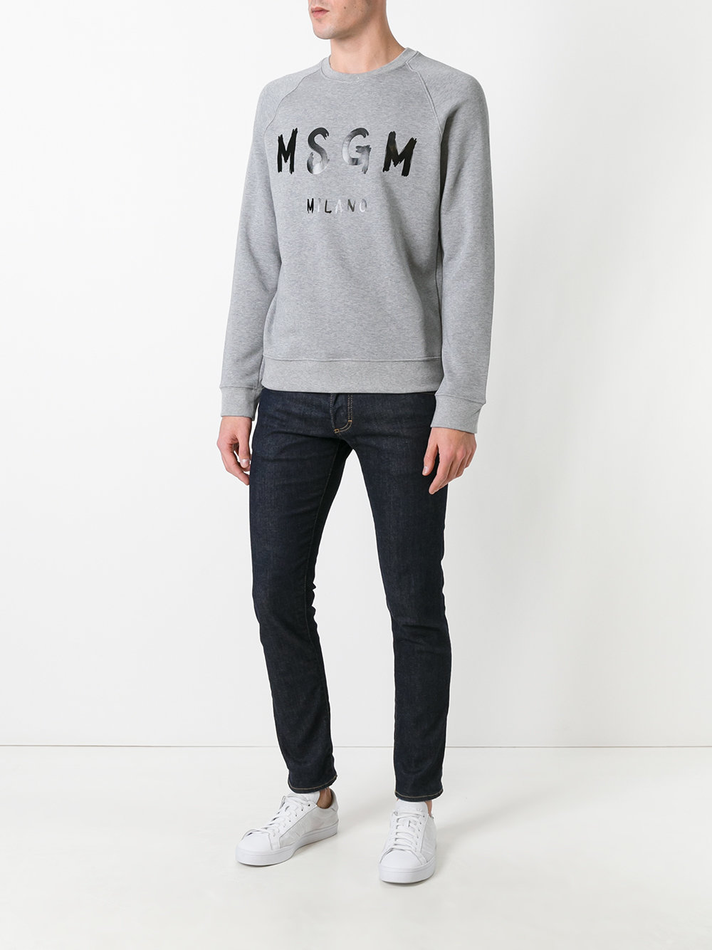 logo print sweatshirt