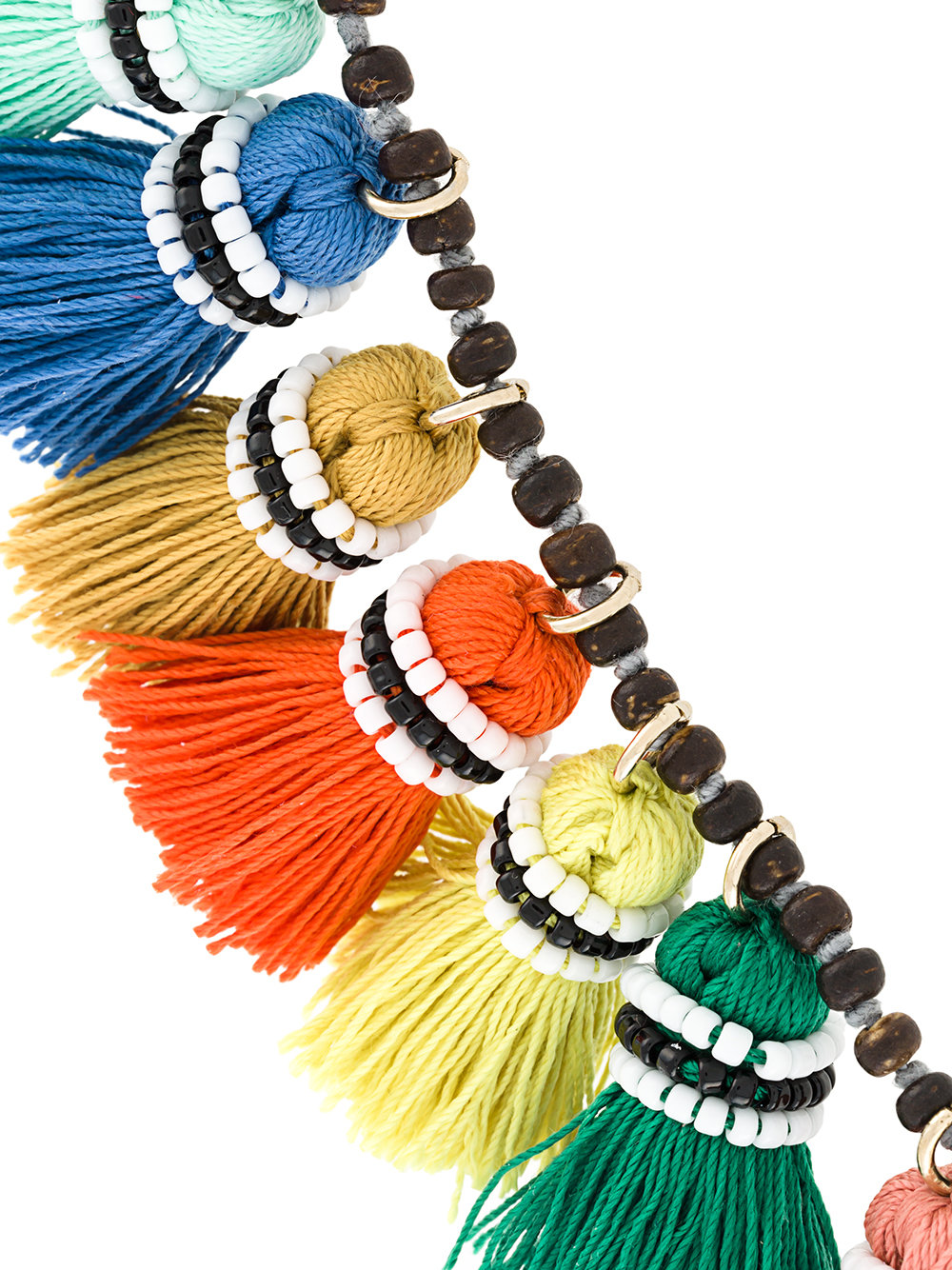 tassel beaded necklace