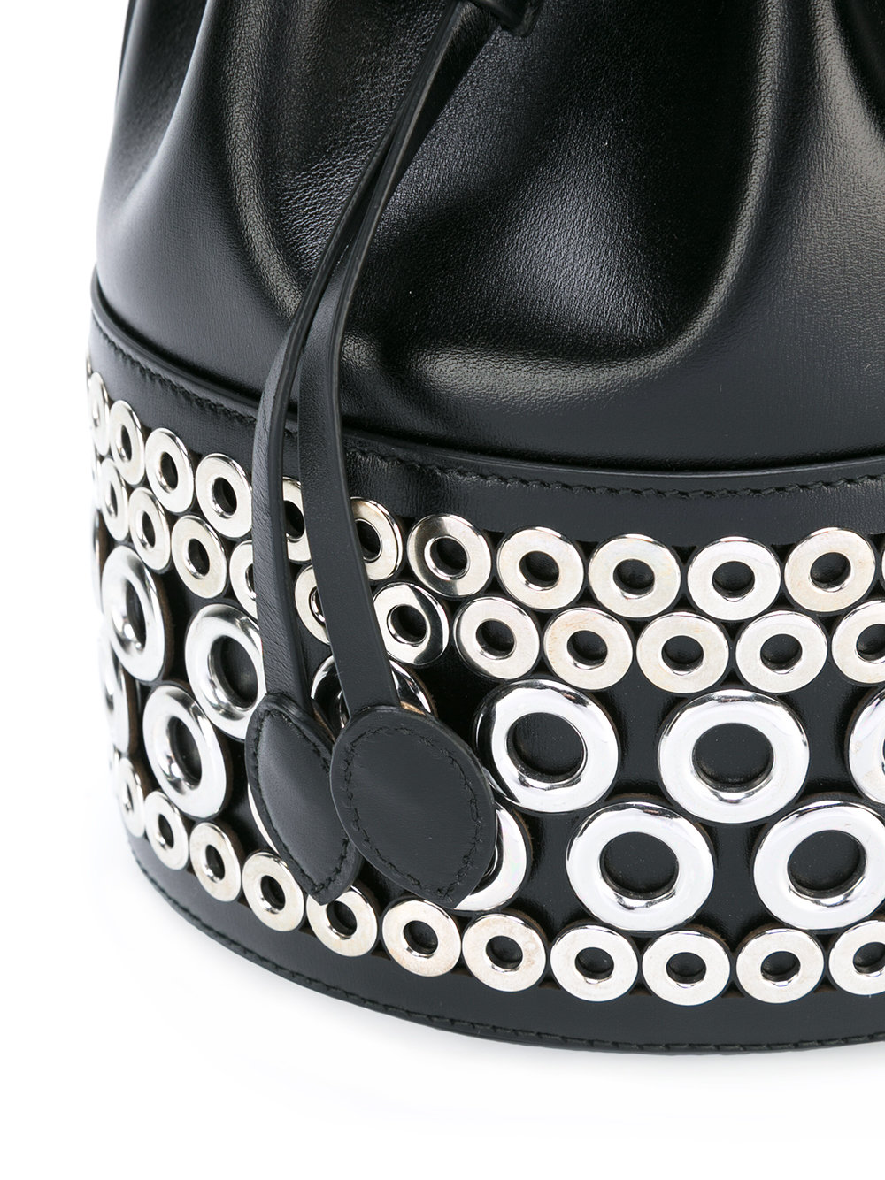 bucket bag with grommets