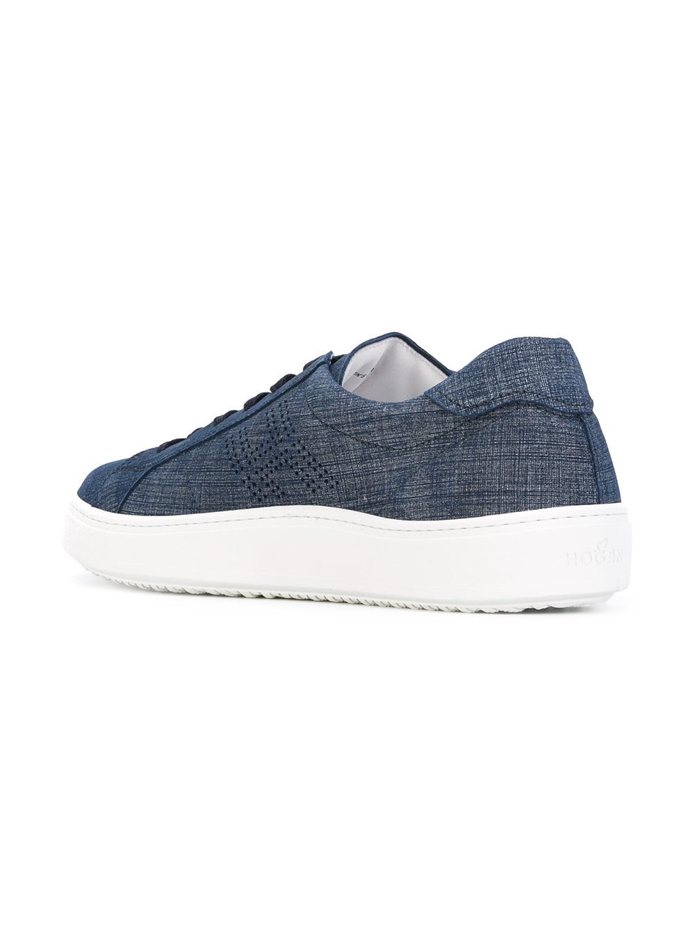 perforated 'H' sneakers