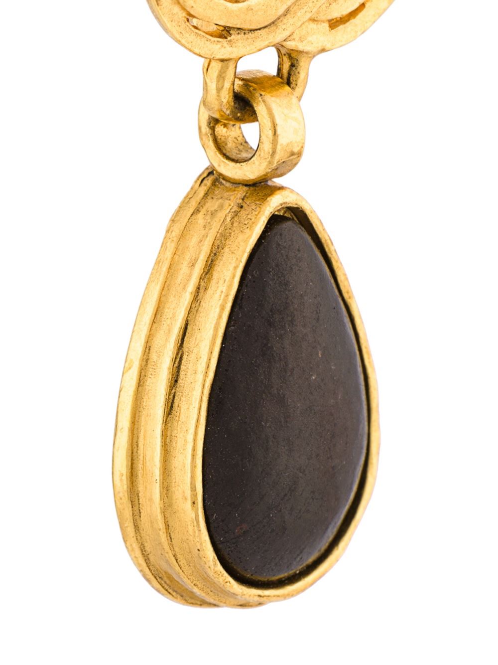 teardrop CC logo earrings
