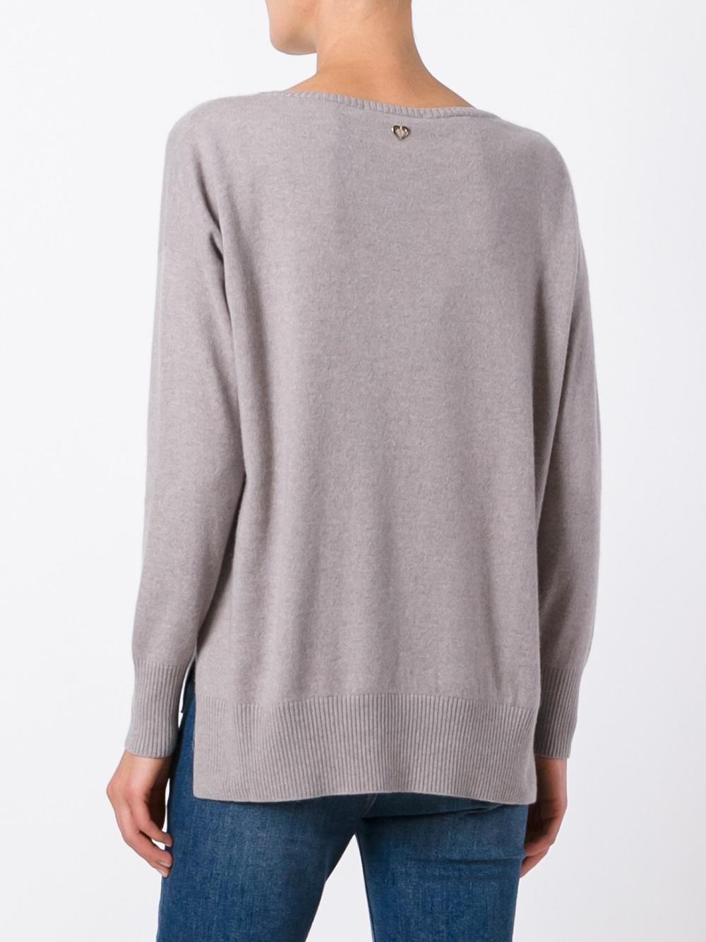 boat neck jumper