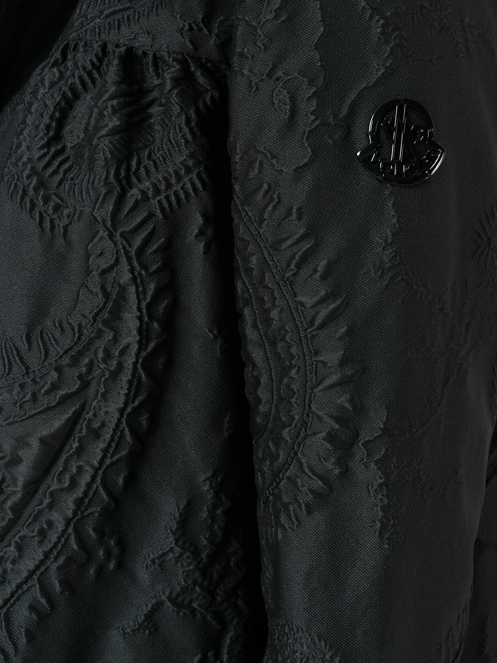 paisley pattern raincoat