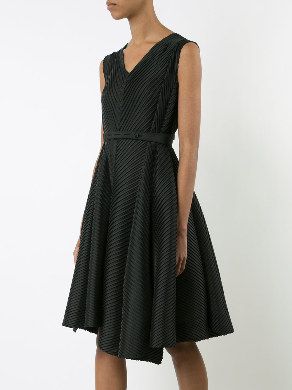 slant pleated dress 