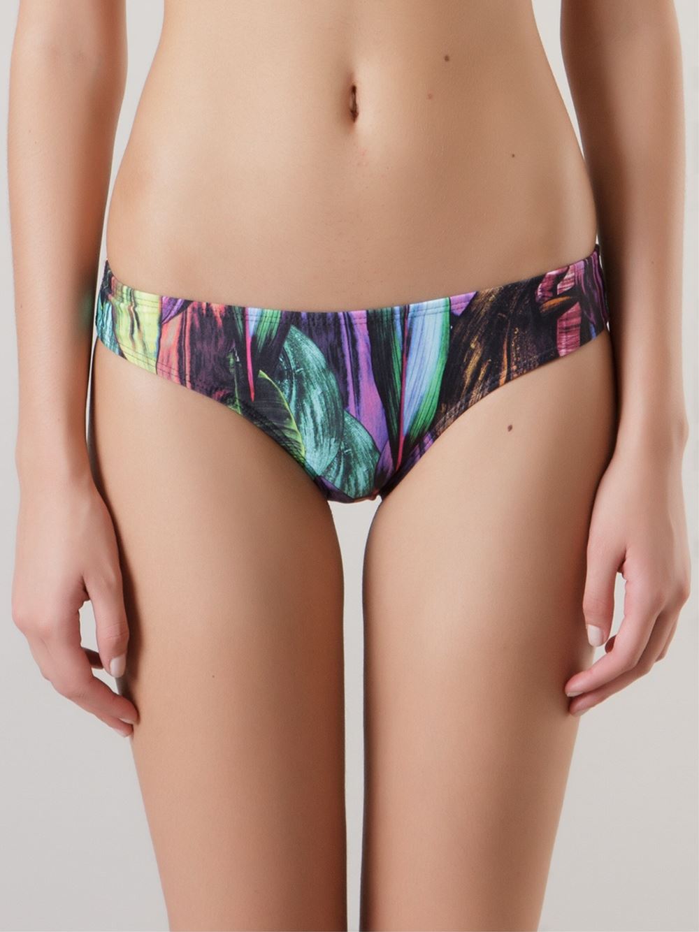 printed bikini bottoms