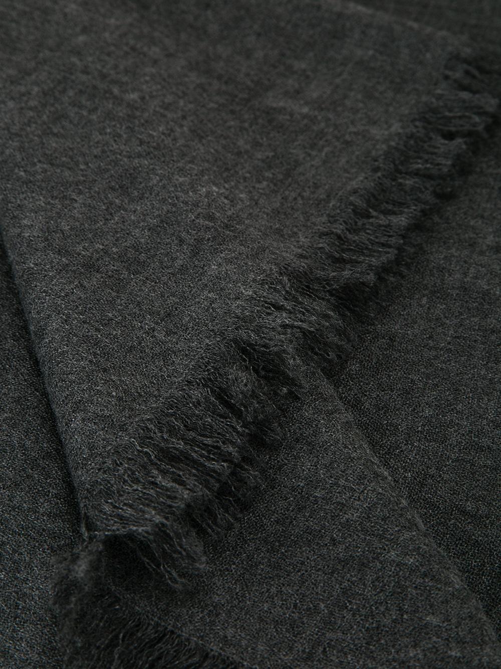 raw edge scarf